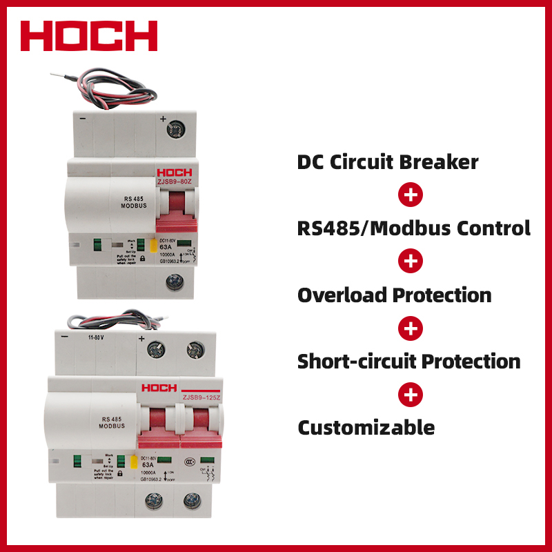 1P RS485/Modbus DC MCB