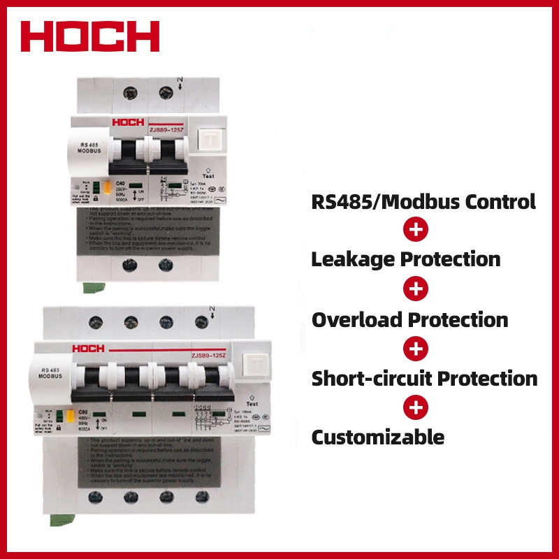 4P RCBO RS485 Circuit Breaker