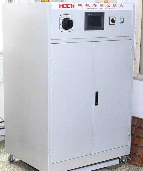 Function of mechanical life test bench